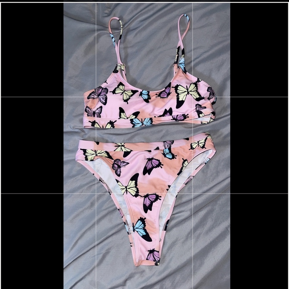 Shein Butterfly print bikini